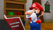 Smg4 Mario GIF - Smg4 Mario Accordion Lessons GIFs
