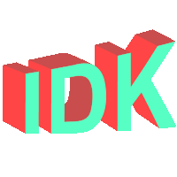 Idk No Idea Sticker - Idk No Idea I Dont Know Stickers