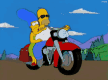 The Simpsons Biker GIF - The Simpsons Biker Homer Simpson GIFs
