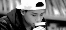 Jooheon Drink GIF - Jooheon Drink Coffee GIFs