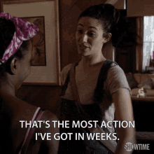 Most Action I Got In Weeks GIF - Most Action I Got In Weeks Action GIFs
