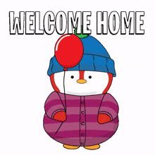 welcome penguin pudgy pudgypenguins welcome home