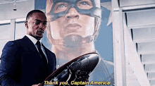 Thank You Captain America GIF - Thank You Captain America Looking GIFs