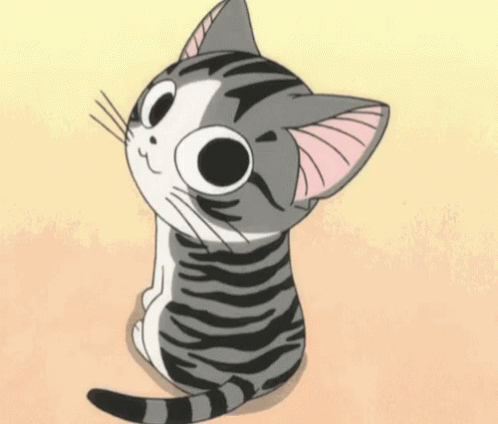 anime cat smiley