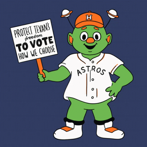 Protect Texans Freedom To Vote How We Choose Astros GIF - Protect
