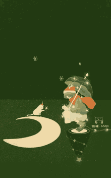 Nieve Navidad GIF - Nieve Navidad Luna GIFs