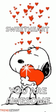 Snoopy Love Heart Snoopy GIF - Snoopy Love Heart Snoopy Sweetsnoopy GIFs