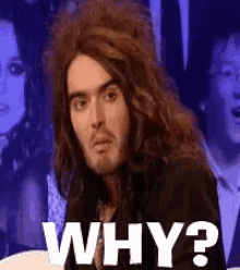 Why GIF - Why Russell Brand Confused GIFs