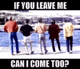 Mental As Anything If You Leave Me GIF - Mental As Anything If You Leave Me Can I Come Too GIFs