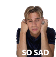 So Sad Brad Mondo Sticker - So Sad Brad Mondo Sad Stickers