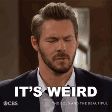 Its Weird Liam Spencer GIF - Its Weird Liam Spencer The Bold And The Beautiful GIFs