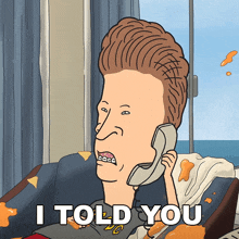 I Told You To Shut Up Butt-head GIF - I Told You To Shut Up Butt-head Mike Judge GIFs