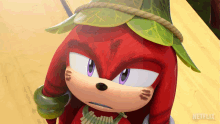 Surprised Knuckles The Echidna GIF - Surprised Knuckles The Echidna Sonic Prime GIFs