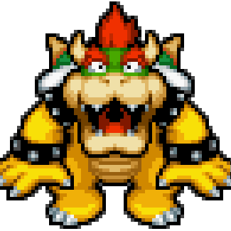Bowser Happy Sticker - Bowser Happy Hands Together Stickers