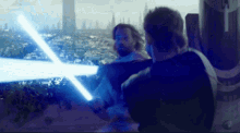 Obi Wan Kenobi Anakin Skywalker GIF - Obi Wan Kenobi Anakin Skywalker Lightsaber Duel GIFs