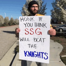 Honk If You Thin Ssg Will Beat The Knights GIF
