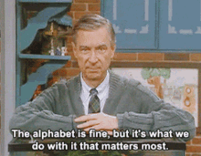 Mr Rogers Alphabet GIF - Mr Rogers Alphabet Matters GIFs