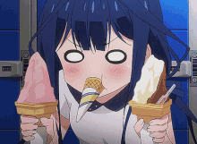 aki eat hungry adagaki anime