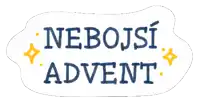 a sticker that says ' nebojsi advent ' on a white background