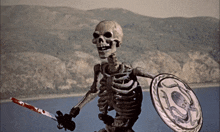 Skeleton Sword Fighting GIF - Skeleton Sword Fighting Scary GIFs