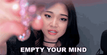 empty your mind tingting asmr be calm clear your mind meditate