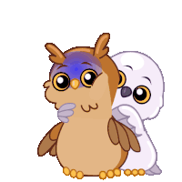 Owl Snowy Sticker
