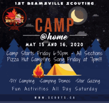 1st Beamsville Camp At Home GIF - 1st Beamsville Camp At Home Scouting GIFs