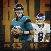 Jacksonville Jaguars (11) Vs. New York Giants (13) Half-time Break GIF