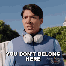 You Dont Belong Here Ollie GIF - You Dont Belong Here Ollie Power Rangers Dino Fury GIFs