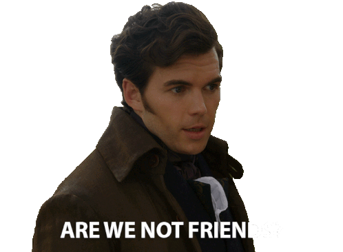 Are We Not Friends Colin Sticker - Are We Not Friends Colin Bridgerton Stickers