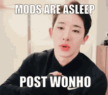 wonho kpop sexy mods are asleep mods