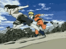 Naruto Neji GIF - Naruto Neji Run GIFs