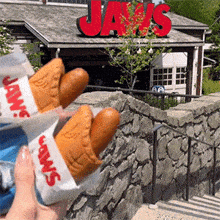 Hot Dogs Jaws GIF - Hot Dogs Jaws Universal Studios Japan GIFs