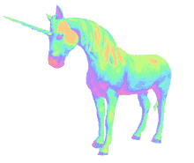 psychedelic unicorn