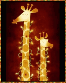 christmas cheer spread giraffe