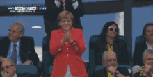 Angela Merkel Germany Vs Portugal GIF - Angela Merkel Germany Vs Portugal Soccer GIFs