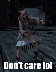 Ff14 Dont Care GIF - Ff14 Dont Care Dance GIFs