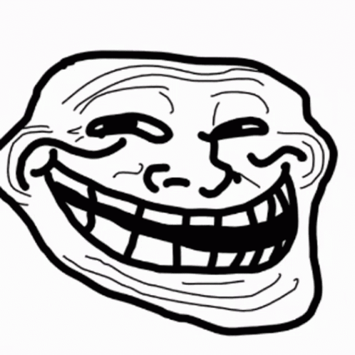 frustrated troll face