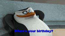 penguins of madagascar skipper whens your birthday when is your birthday birthday