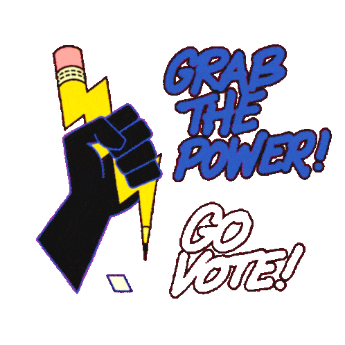 Grab The Power Power Sticker - Grab The Power Power Powerful Stickers