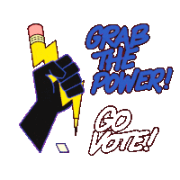 Grab The Power Power Sticker