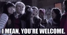 I Mean, You'Re Welcome - Pitch Perfect GIF - Pitch Perfect Beca Mitchell Youre Welcome GIFs