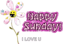 Happy Sunday Glitter GIF - Happy Sunday Glitter Daisy GIFs