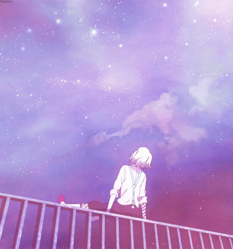 anime aesthetic shooting stars gif | WiffleGif