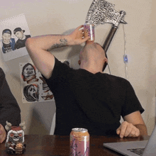 Finish The Drink Jared Dines GIF - Finish The Drink Jared Dines The Dickeydines Show GIFs