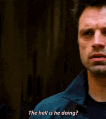 Winter Soldier Bucky Barnes GIF - Winter Soldier Bucky Barnes What The Hell GIFs