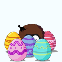 Easter Eggs Happyeaster GIF - Easter Eggs Happyeaster Cute GIFs