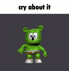 gummy bear cry about it meme memes