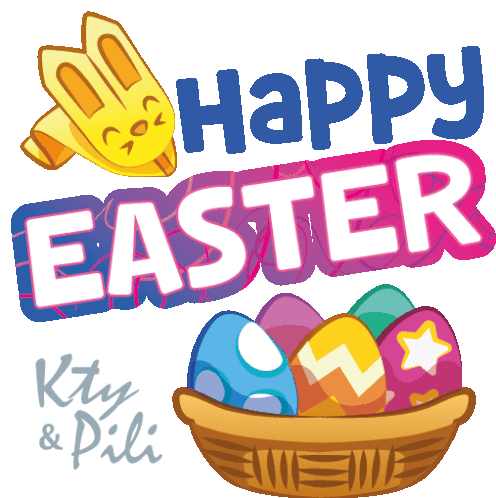 Easter Happyeaster Sticker - Easter Happyeaster Easterbunny Stickers