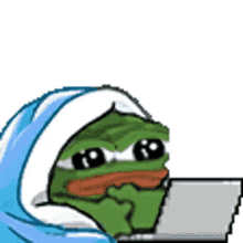 Dank Memer Sad Vibing Sad Pepe Sticker - Dank Memer Sad Vibing Sad Pepe Dank  Sad - Discover & Share GIFs